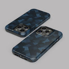 Blue Camouflage - iPhone Tough Case - Fast shipping - Made in Europe