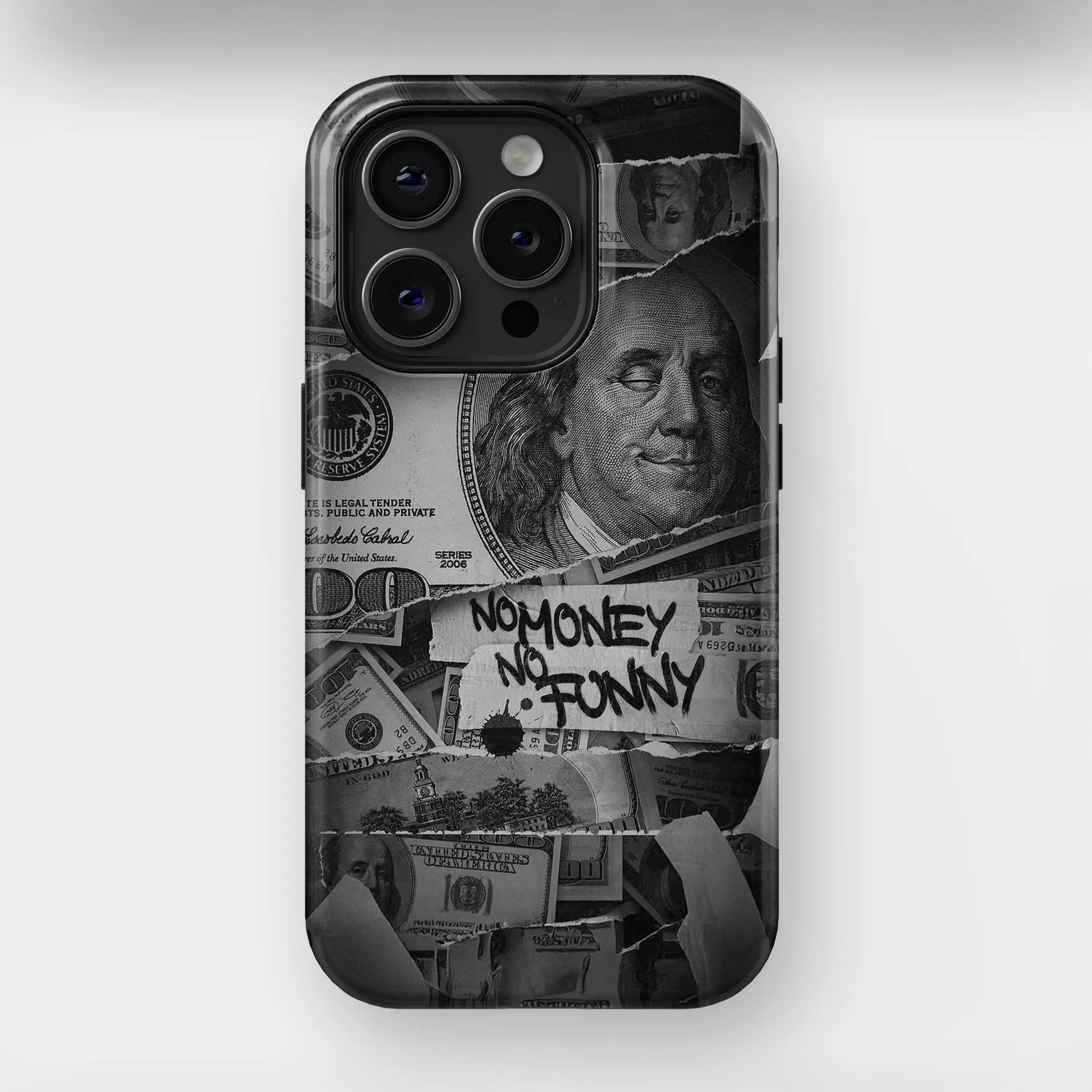 No Money No Funny - iPhone Tough Case - Fast shipping - Made in Europe
